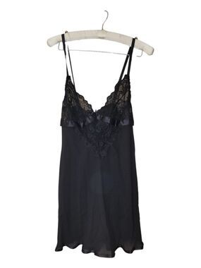Seductive Wear By Cinema Etoile Black Sheer Sexy Lingerie Nighty L